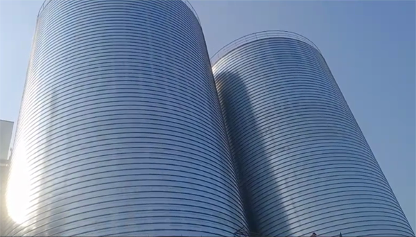 文水2座混凝土高架卷板仓